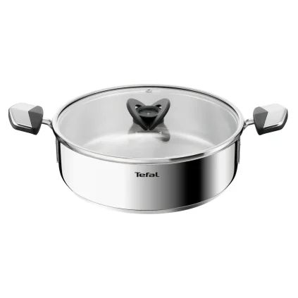 231001 nizky kastrol emotion 24 cm nerezova ocel tefal