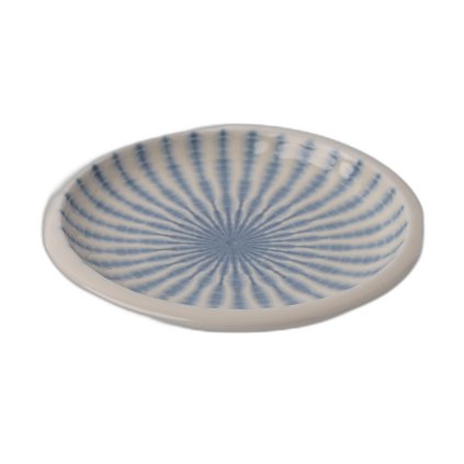231544 podsalek 14 cm modra bila keramika mij