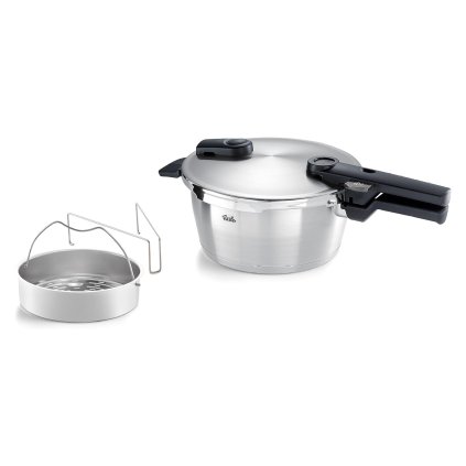 231127 tlakovy hrnec vitaquick premium 3 5 l s naparovaci vlozkou nerezova ocel fissler