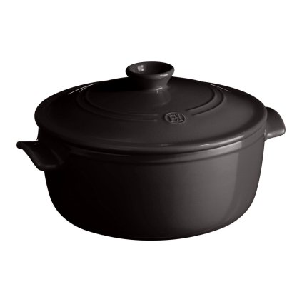 203178 hrnec kulaty s poklici v 4 l antracitovy charcoal