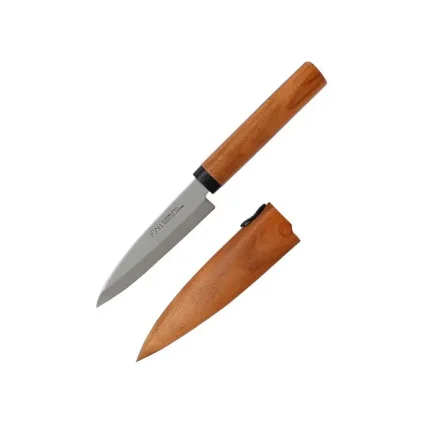 232775 nuz na ovoce 9 cm s drevenym pouzdrem kai