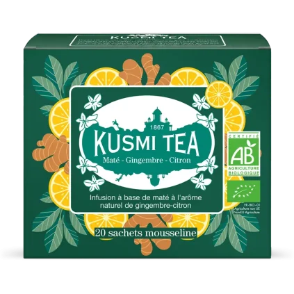 233000 bio mate bylinny caj se zazvorem a citronem 20 muselinovych sacku kusmi tea