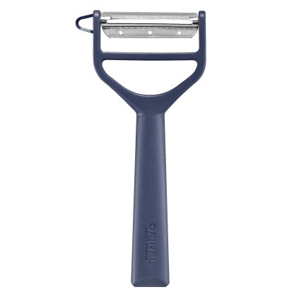 232156 6 skrabka na zeleninu t duo modra plast opinel
