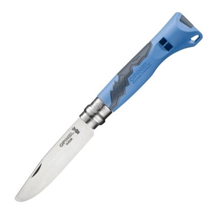 232030 kapesni nuz n 07 outdoor junior 8 cm modra opinel