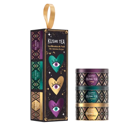 233012 darkova sada caju the christmas recipes 3 x 20 g plechovka kusmi tea