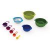 Kuhinjska skleda MULTI-COLOUR NEST™ 9 PLUS , set 9 kosov, zložljive, z merico, barvna, Joseph Jose