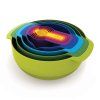 Kuhinjska skleda MULTI-COLOUR NEST™ 9 PLUS , set 9 kosov, zložljive, z merico, barvna, Joseph Jose