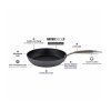 Ponev z nelepljivim premazom NEVERSTICK3, 24 cm, eloksiran aluminij, Eaziglide