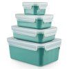 Kuhinjski kozarec za shranjevanje MASTER SEAL COLOUR EDITION N1031010 , set 4 kosov, zelena, plastika, Tefal