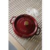 Casserole kozica, 24 cm, češnja, litoželezen, Staub