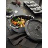 Casserole kozica, 24 cm, češnja, litoželezen, Staub