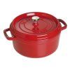 Casserole kozica, 24 cm, češnja, litoželezen, Staub