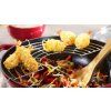 Vok, 30 cm, s steklenim pokrovom, grafitno sive barve, Staub