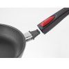 Ponev z nelepljivim premazom TITANIUM NOWO, 28 cm, za indukcijo, odstranljiv ročaj, titan, WOLL
