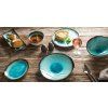 Skodelica za kosmiče SKY BLUE 17 cm, 450 ml, ovalna, MIJ