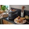 Toaster ARTISAN, 2 rezini, litoželezen, črne barve, KitchenAid