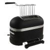 Toaster ARTISAN, 2 rezini, litoželezen, črne barve, KitchenAid