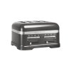 Toaster ARTISAN, 4 rezine, srebrno siv, KitchenAid