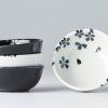 Skleda za omako BLACK & WHITE SAKURA, set 4 kosov, 100 ml, MIJ
