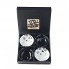 Skleda za omako BLACK & WHITE SAKURA, set 4 kosov, 100 ml, MIJ