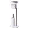 stojalo za WC pripomočke EASYSTORE 68 cm, srebrna / bela, nerjaveče jeklo, Joseph Joseph