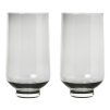 Kozarec za vodo FLOW, set 2 kosov, 400 ml, dimljeno steklo, Blomus