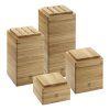Set kuhinjskih organizatorjev, 4 kosi, z 2 blokoma za nože, bambus, Zwilling