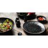 Servirna skleda BLACK PEARL 28 cm, 1,5 l, črna, keramika, MIJ