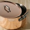 Casserole kozica INOCUIVRE, 20 cm, ročaji iz litega železa, baker, de Buyer