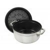 Casserole kozica COCOTTE, 24 cm, okrogla, bela, Staub
