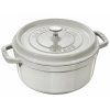 Casserole kozica COCOTTE, 24 cm, okrogla, bela, Staub
