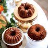 Pekač za šarkelj QUARTET BUNDT, zlata, Nordic Ware
