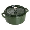 Casserole kozica, 26 cm, okrogla, bazilika, lito železo, Staub