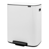 Koš za smeti s pedalom BO, 60 l, bela, Brabantia