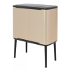 Koš na dotik TOUCH BIN, 3 x 11 l, šampanjec, Brabantia