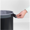 Koš za perilo, 35 l, s plutastim pokrovom, črna, Brabantia