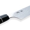 Japonski nož KIRITSUKE 24 cm, črna, Dellinger