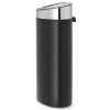 Koš za odpadke na dotik TOUCH BIN NEW 40 l, mat črna / srebrna, Brabantia