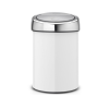 Koš na dotik TOUCH BIN, 3 l, bel, Brabantia