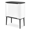 Koš na dotik BO, 3 x 11 l, bela, Brabantia