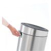 Koš za odpadke na dotik TOUCH BIN NEW 30 l, odporen na prstne odtise, matirano jeklo, Brabantia