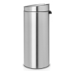 Koš za odpadke na dotik TOUCH BIN NEW 30 l, odporen na prstne odtise, matirano jeklo, Brabantia