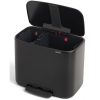 Koš za smeti s pedalom BO, 11 + 23 l, črna mat, Brabantia