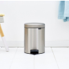 Koš za smeti s pedalom NEWICON, 5 l, jeklo mat, Brabantia