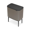 Koš na dotik BO, 36 l, platina, Brabantia