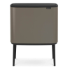 Koš na dotik BO, 36 l, platina, Brabantia
