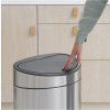 Koš za odpadke na dotik TOUCH BIN NEW 40 l, odporen na prstne odtise, matno jeklo, Brabantia