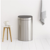 Koš za odpadke na dotik TOUCH BIN NEW 40 l, odporen na prstne odtise, matno jeklo, Brabantia