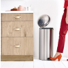 Koš za smeti s pedalom NEWICON, 30 l, odporen na prstne odtise, mat jeklo, Brabantia