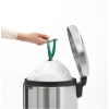 Koš za smeti s pedalom NEWICON, 30 l, odporen na prstne odtise, mat jeklo, Brabantia